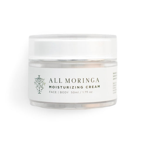 All Natural Moringa Face Cream – Lightweight Moisturizer for Sensitive