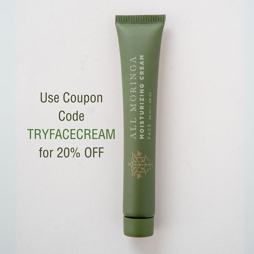 All Natural Moringa Face Cream – Lightweight Moisturizer for Sensitive