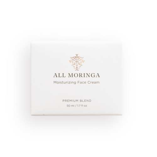 All Natural Moringa Face Cream – Lightweight Moisturizer for Sensitive