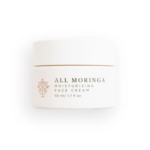 All Natural Moringa Face Cream – Lightweight Moisturizer for Sensitive